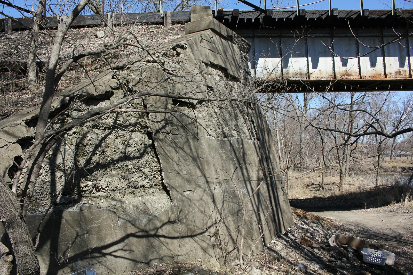 West abutment